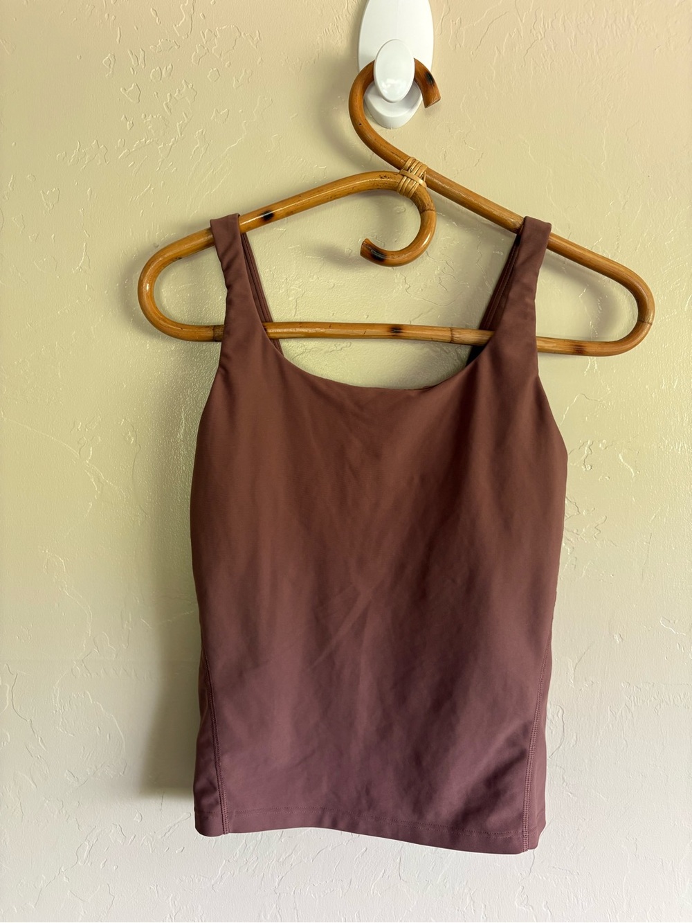 Old Navy Active PowerSoft Light Support Brown Tank Top Workout Activewear Size S